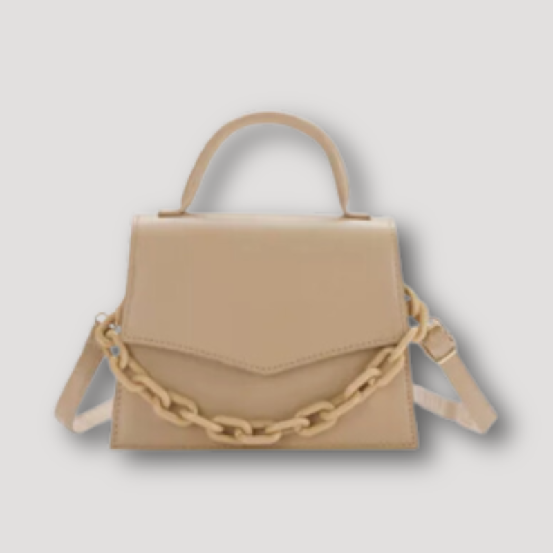 Chunky Ketting Rechthoekig Handle Shoulder Bag