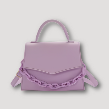 Chunky Ketting Rechthoekig Handle Shoulder Bag