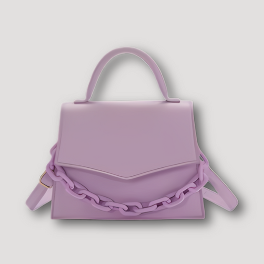 Chunky Ketting Rechthoekig Handle Shoulder Bag