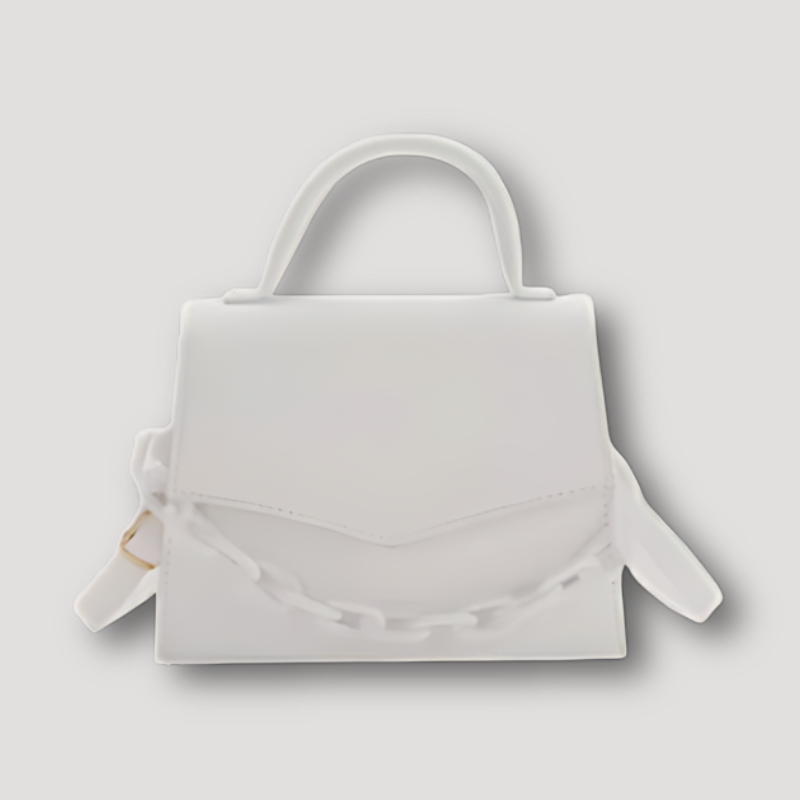 Chunky Ketting Rechthoekig Handle Shoulder Bag