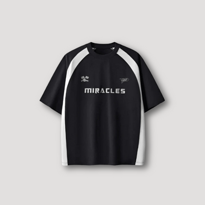 Miracles Letter Grafisch Print Jersey Shirt