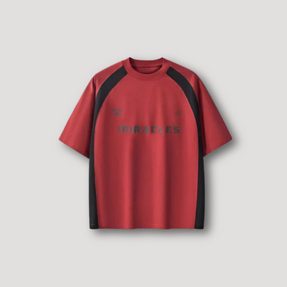 Miracles Letter Grafisch Print Jersey Shirt