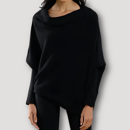 Off Shoulder Oversized Dames Gebreide Trui