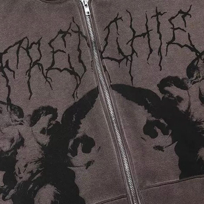 Y2k Arcangel Vintage Zipper Hoodie - Streetwear voor mannen en vrouwen