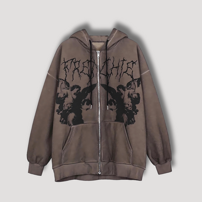 Y2k Arcangel Vintage Zipper Hoodie - Streetwear voor mannen en vrouwen