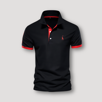 Klassiek Sporty Half Button Up Polo Shirt Heren