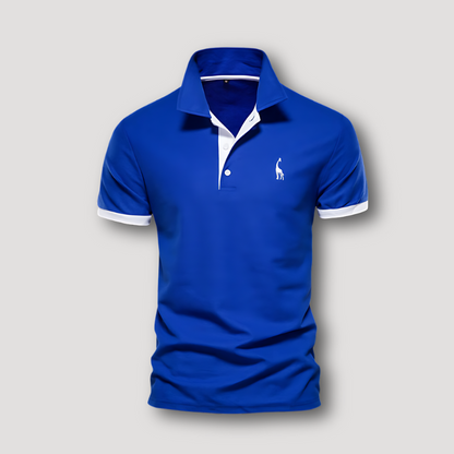 Klassiek Sporty Half Button Up Polo Shirt Heren