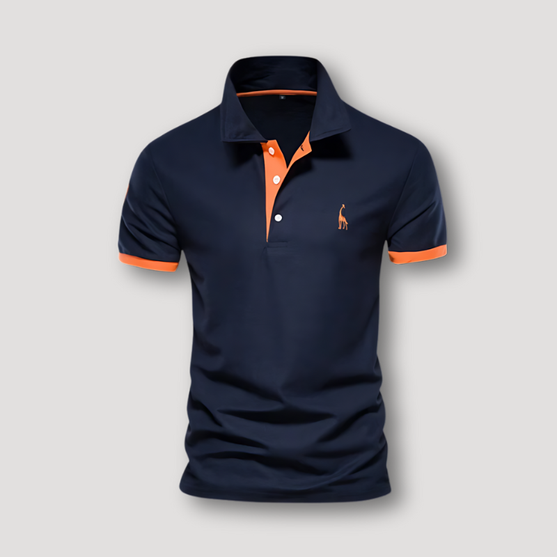 Klassiek Sporty Half Button Up Polo Shirt Heren