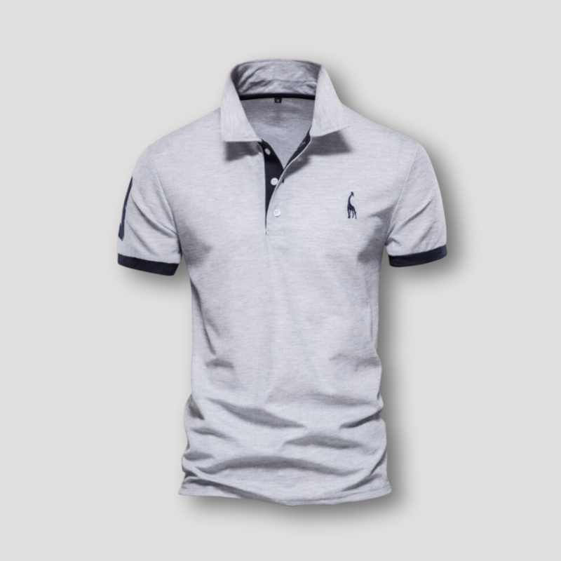 Klassiek Sporty Half Button Up Polo Shirt Heren