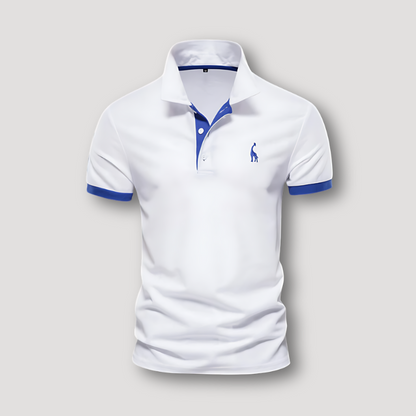 Klassiek Sporty Half Button Up Polo Shirt Heren