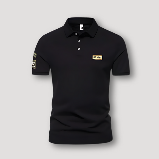 Klassiek US Army Borduurwerk Polo Shirt Heren