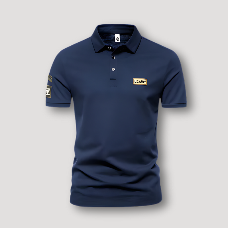 Klassiek US Army Borduurwerk Polo Shirt Heren