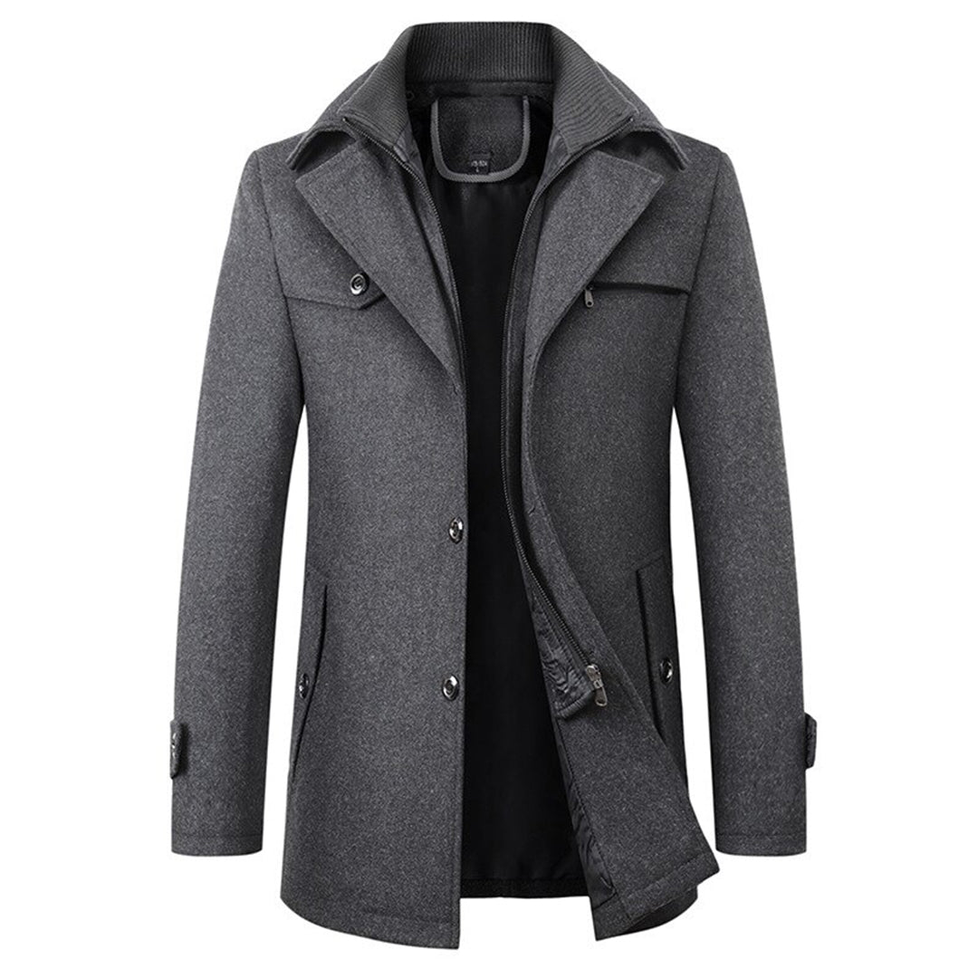 Business Casual Mantel van Wolle Winterjacke