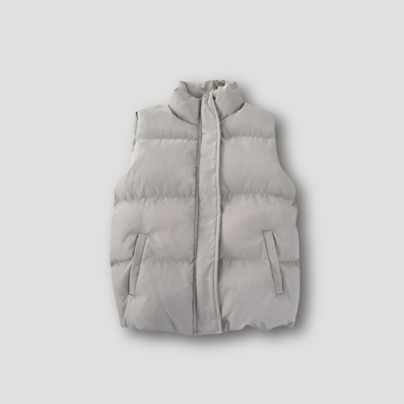 Puffer Omlaag Vest Mouwloos Jacket Quilt