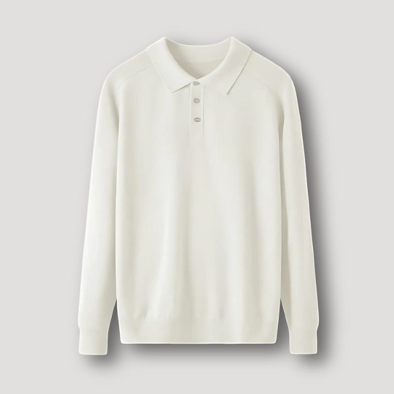 Smart Casual Aangepast Klassiek Wol Polo Trui