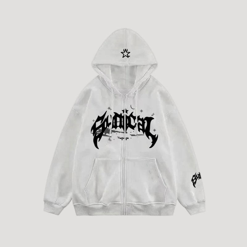Y2K Hip Hop Hoodie Synical - Streetwear hoodie voor dames en heren