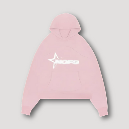 Sportief 'NOFS' Grafisch Logo Druk Oversized Hoodie