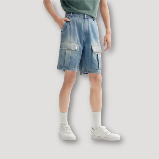 Y2K Bermuda Retro Denim Shorts - Streetwear korte broek voor mannen