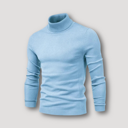 Geribd Breisel Klassiek Aangepast Wol Turtleneck Trui