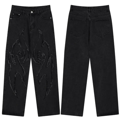 Flame denim broek | Heren en dames jeans