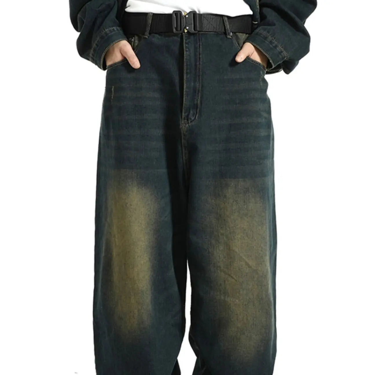 Cargo broek heren en dames | Jeans donker blauw