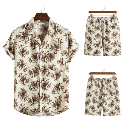 Luciano Romano™ Hawaiian Herencombi | Een vrolijke & zomerse combi voor de zomer - Champagne-XXXL -  Neomoda