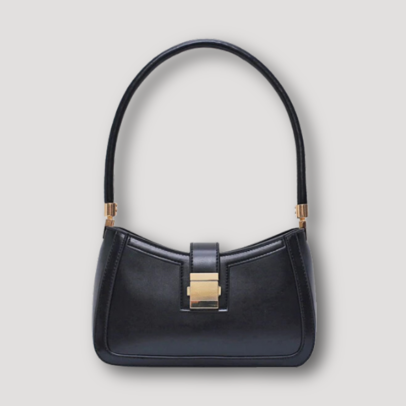 Rechthoekig Foud Hardware Accente Faux Leather Handtas Dames