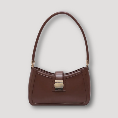 Rechthoekig Foud Hardware Accente Faux Leather Handtas Dames