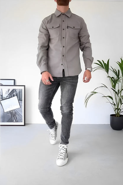 Lente herfst casual overhemdjack