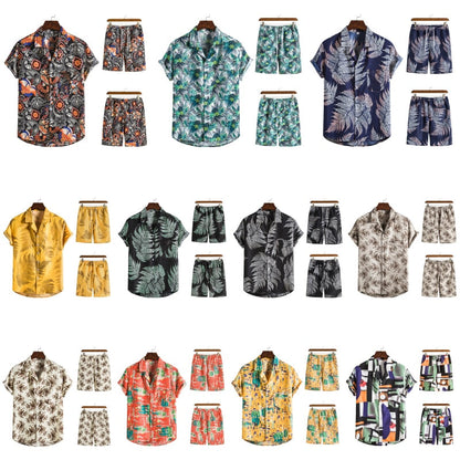 Casual Hawaiiaanse zomerbloemenprintset