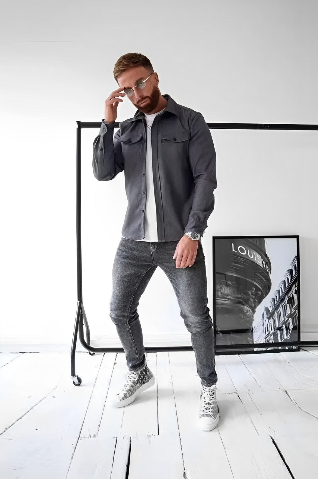 Lente herfst casual overhemdjack