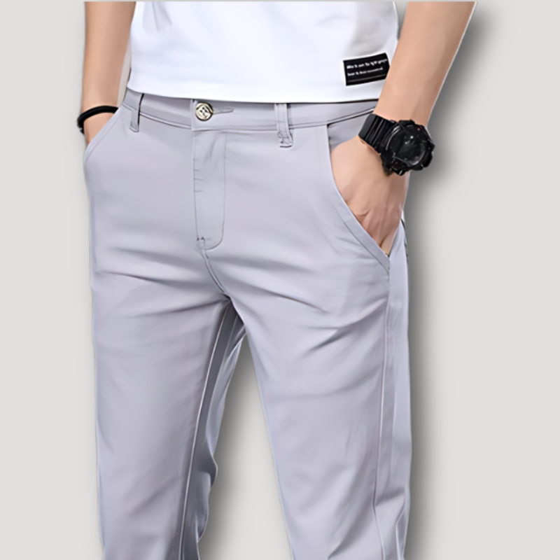 Casual Business Effen Gekleurde Chino Broek