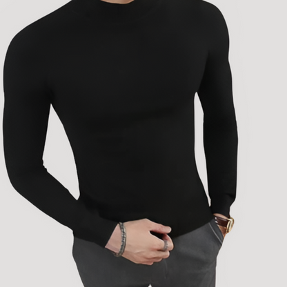 Gebreid Turtleneck Slim Fit Lange Mouw Sweater Heren