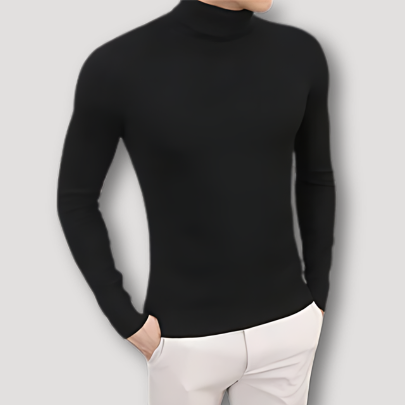 Gebreid Turtleneck Slim Fit Lange Mouw Sweater Heren