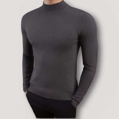 Gebreid Turtleneck Slim Fit Lange Mouw Sweater Heren