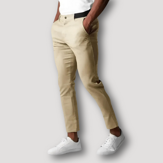 Casual Rekbaar Slim Fit Chino Broek Voor Heren