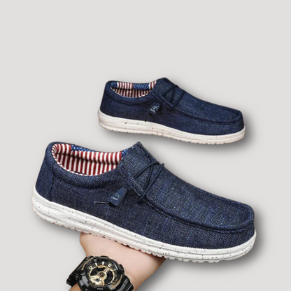 Lichtgewicht Slip On Canvas Penny Loafers