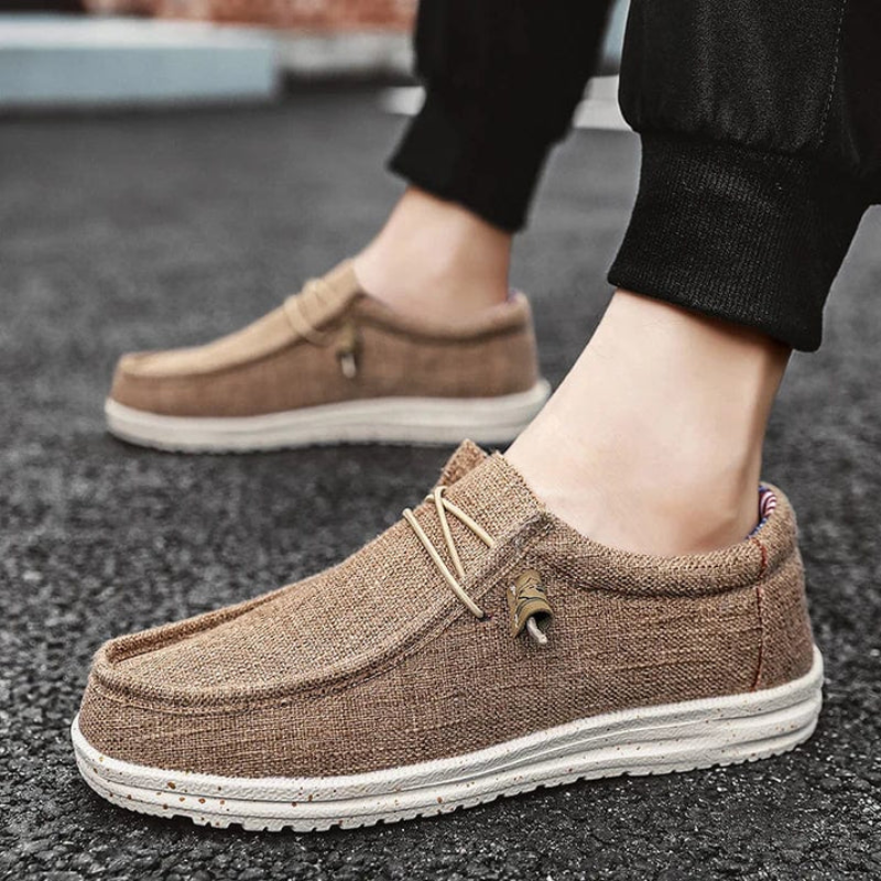 Lichtgewicht Slip On Canvas Penny Loafers