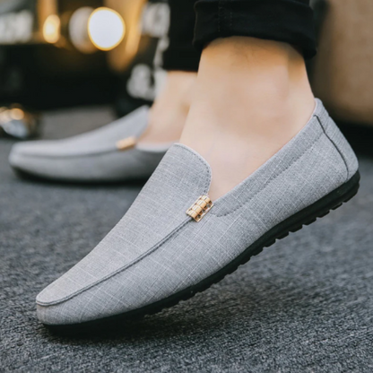 Casual Plat Canvas Schoenen Loafers Mannen