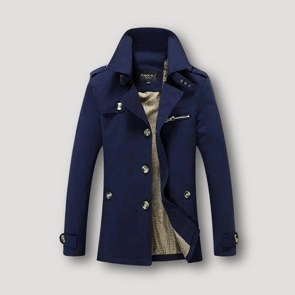 Waterdicht Old Money Trench Coat Coat Voor Mannen