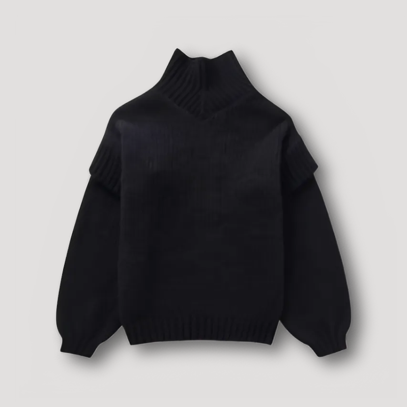 Grof Gebreid Oversized Turtleneck Trui Dames