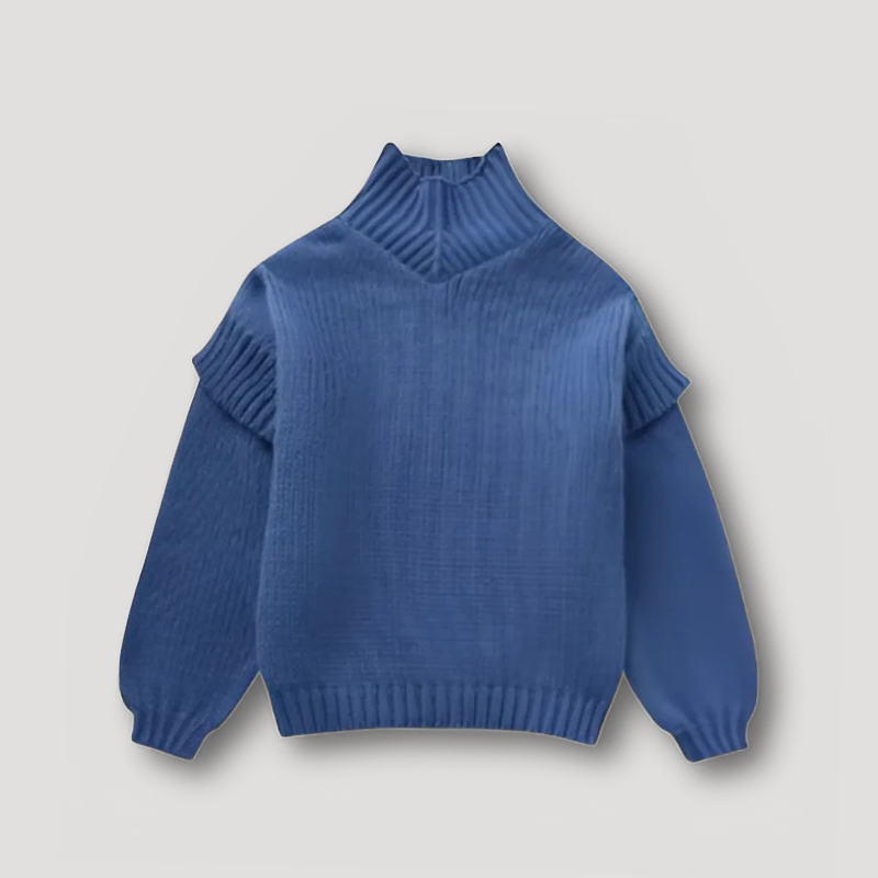 Grof Gebreid Oversized Turtleneck Trui Dames