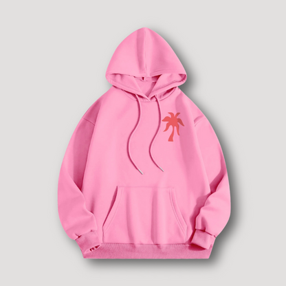 Strand Lifestyle Motieven Borduren Oversized Hoodie