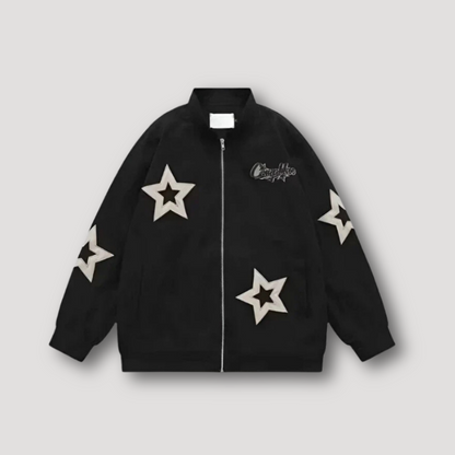 Ster Patchwork Oversize Bomber Jas