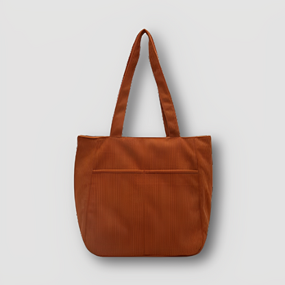 Zachte Geribbelde Stof Esthetiek Tote Bag