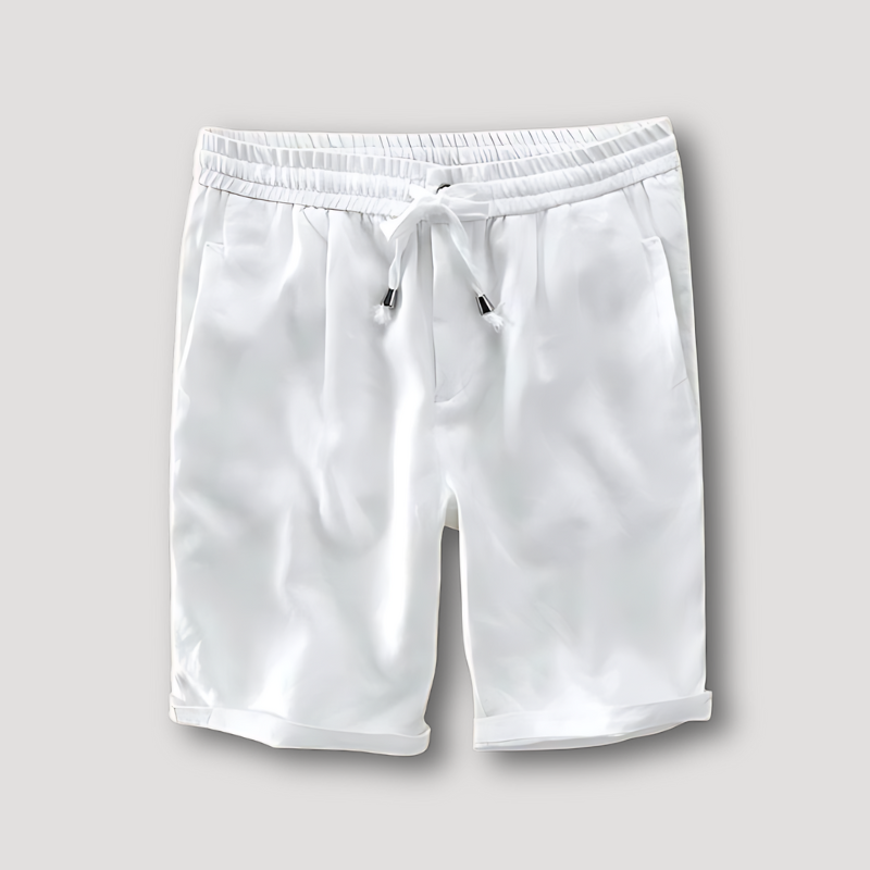 Zomer Strand Relaxed Fit Trekkoord Linnen Korte Broek