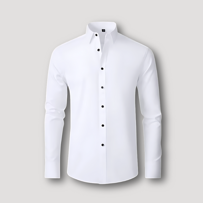 Kreukvrij Button Up Lange Mouw Collar Shirt Smart Casual