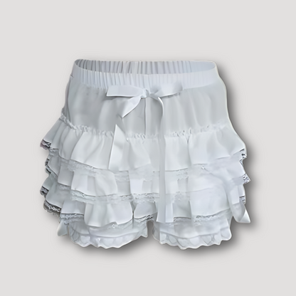 Vintage Ruffled Lacy Bloomers Nachtkleding Summer Shorts