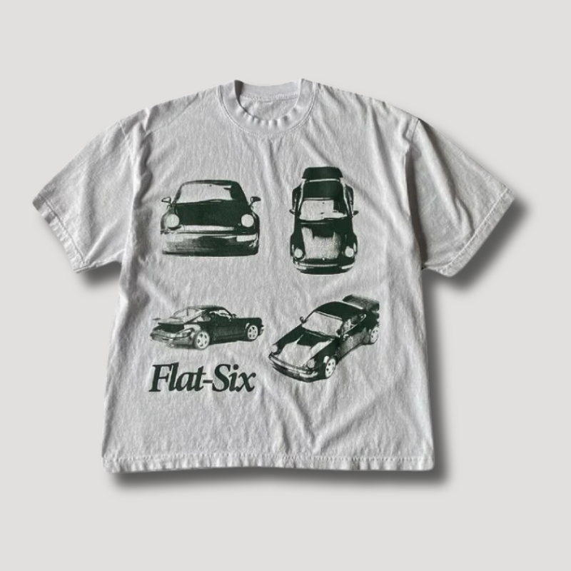 Nieuw Porsche Flat Six Grafisch T-shirt