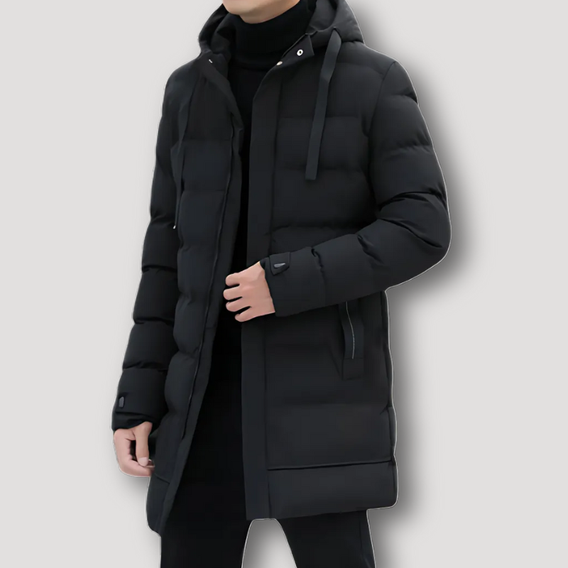 Warm Isolerend Hooded Puffer Coat Voor Mannen